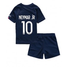Paris Saint-Germain Neymar Jr #10 Hemmaställ Barn 2022-23 Korta ärmar (+ Korta byxor)